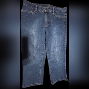 Lauren Ralph Lauren Women's Classic Midcalf Denium Jeans Size 8